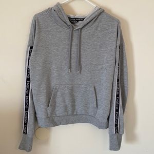 BEBE Women’s Long Sleeve Jogging Sweater with Hoodie Size L